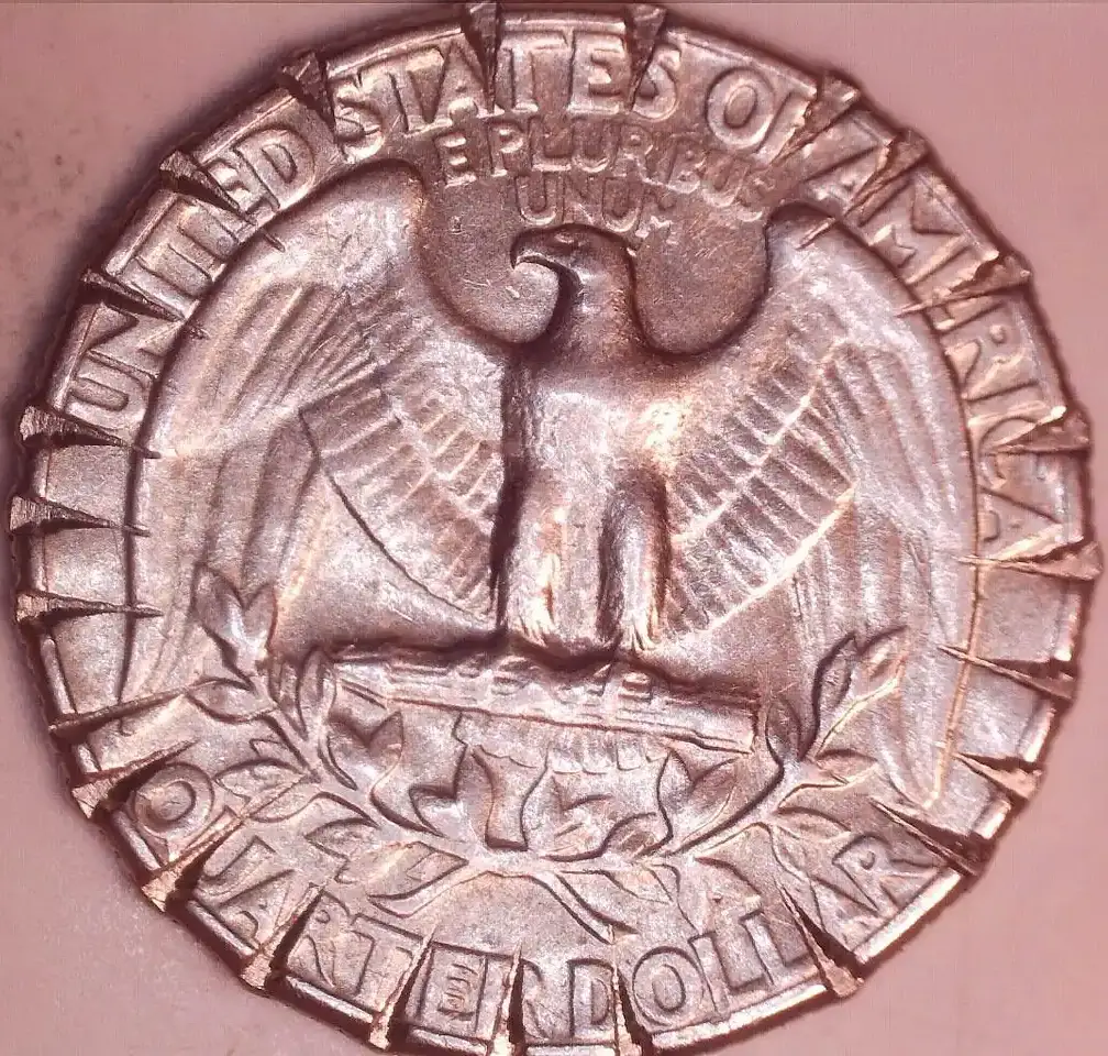 1965-Quarter--Is-This-A-Real-Mint-Error-Or-Damage-Outside?