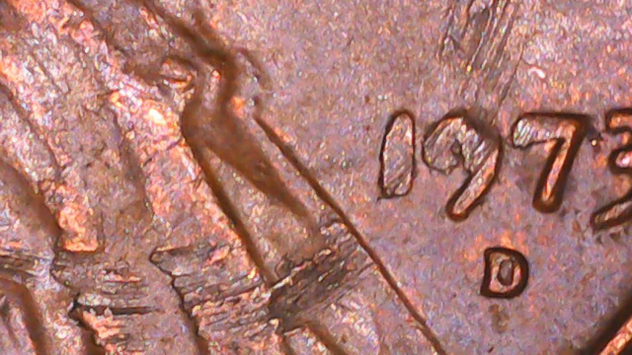 1973-D-Lincoln-Memorial-Cent--Just-Damage-Or-Something-Really-Cool?