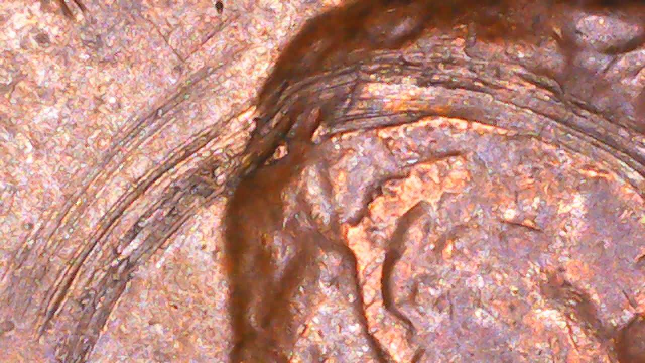 1973-D-Lincoln-Memorial-Cent--Just-Damage-Or-Something-Really-Cool?