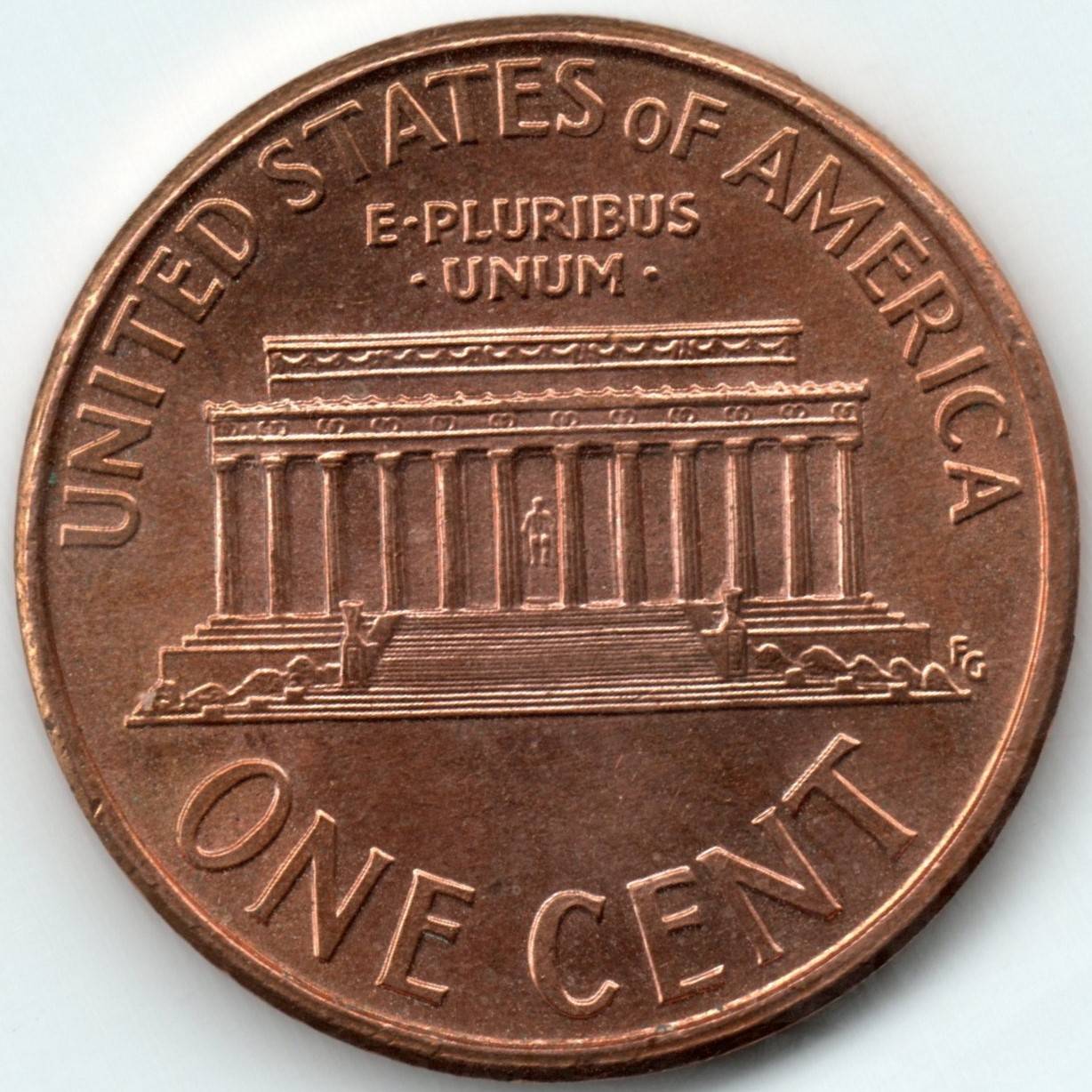 1995-Lincoln-Memorial-Cent.-Bisecting-Rim-To-Rim-Crack?