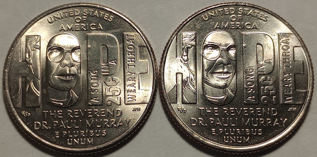 2024-P-Rev.-Dr.-Pauli-Murray-Quarters---Die-Crack-Pair