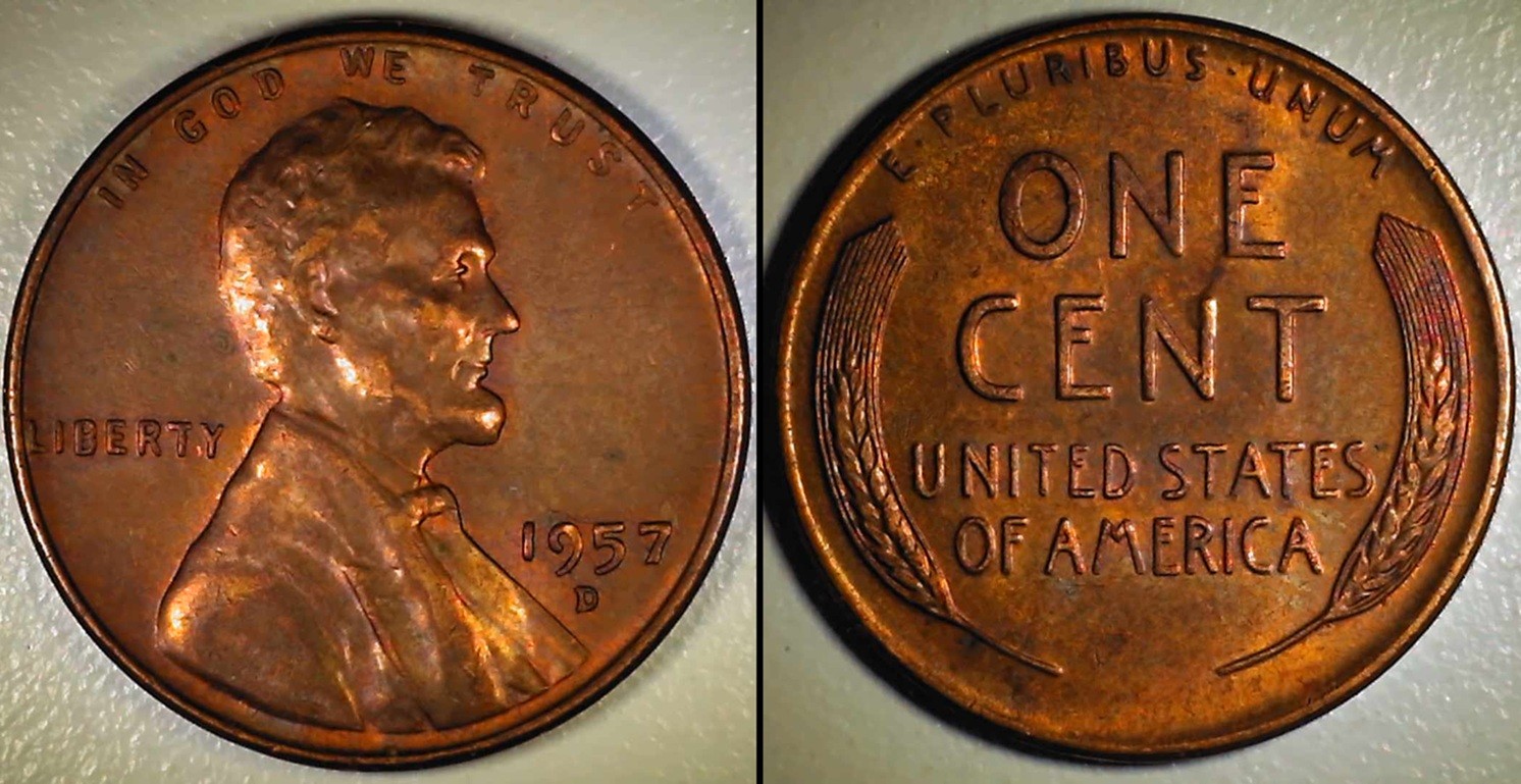 1957-D-LWC-RPM-Strong-Reverse-Die-Clash-&-Odd-Features