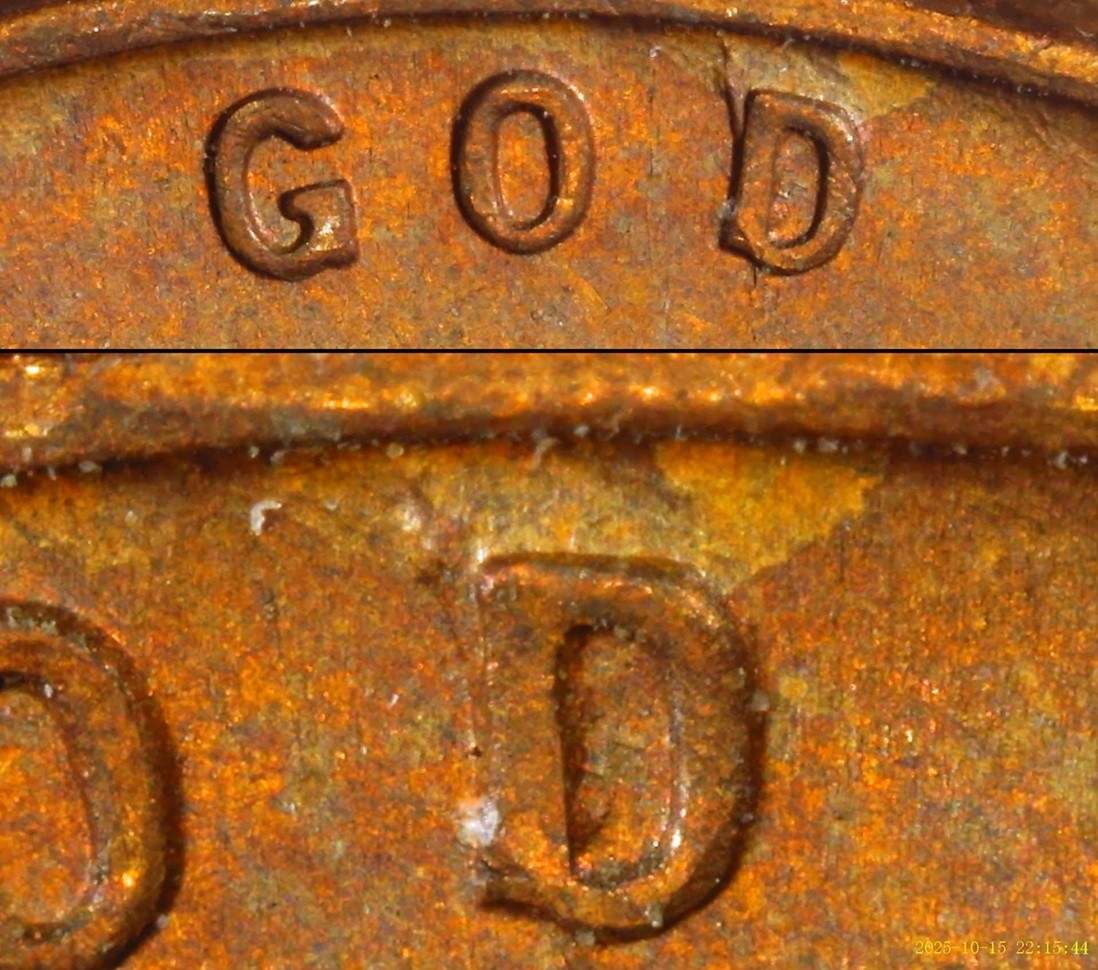 1957-D-LWC-RPM-Strong-Reverse-Die-Clash-&-Odd-Features