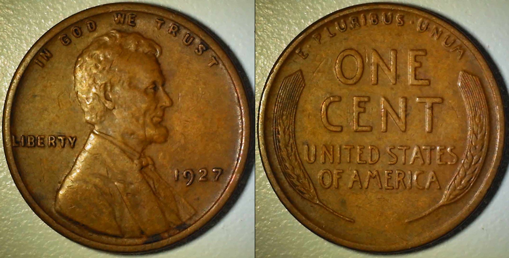 1927-Lincoln-Wheat-Cent-For-Grading