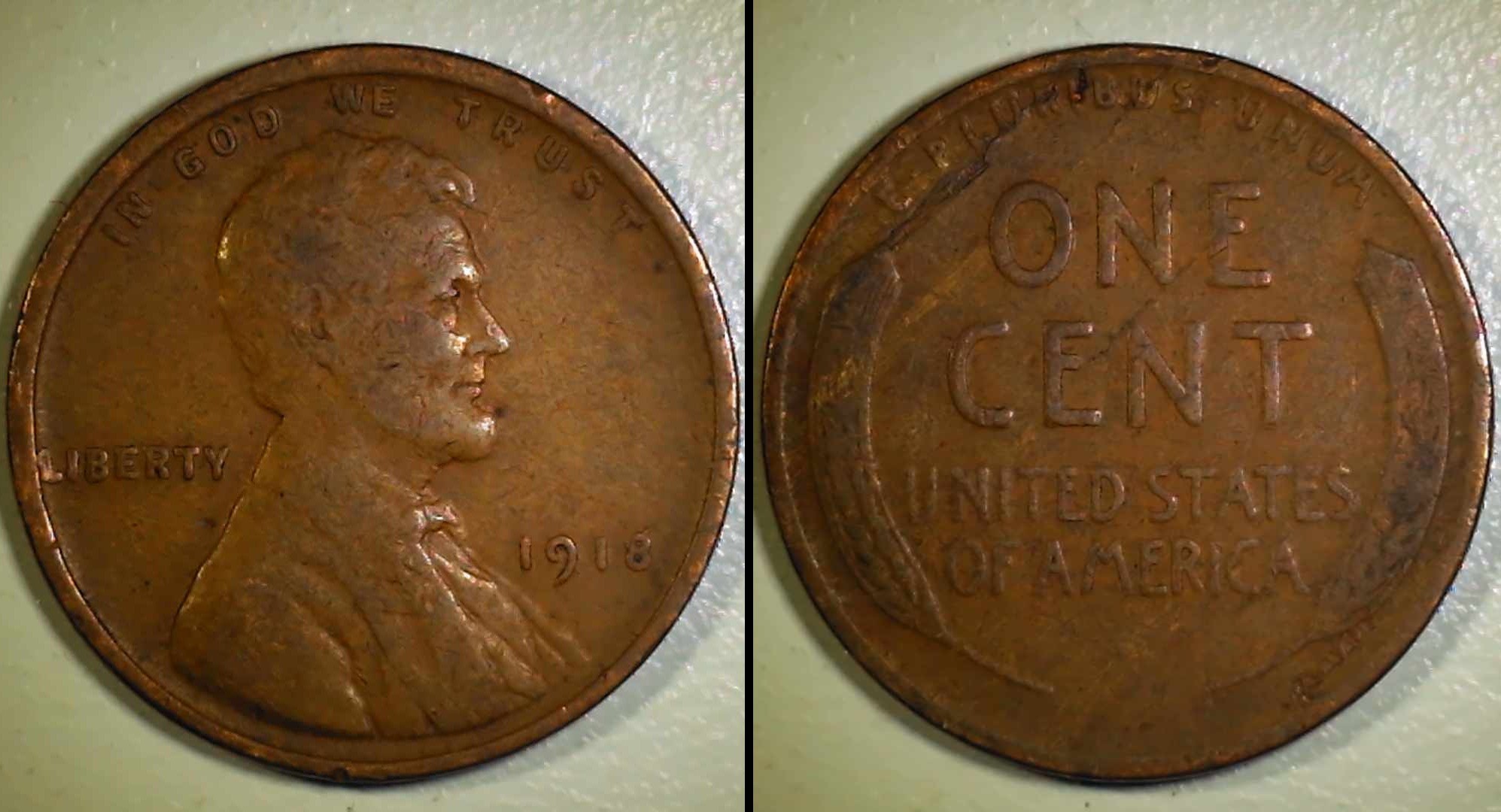 1918-Wheat-Cent-Lamination