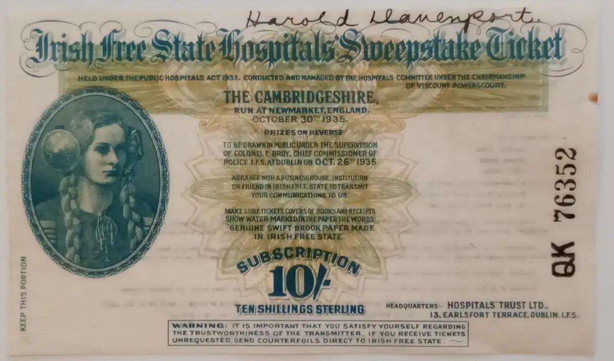 Irish-Free-State-Hospitals'-Sweepstakes-Tickets