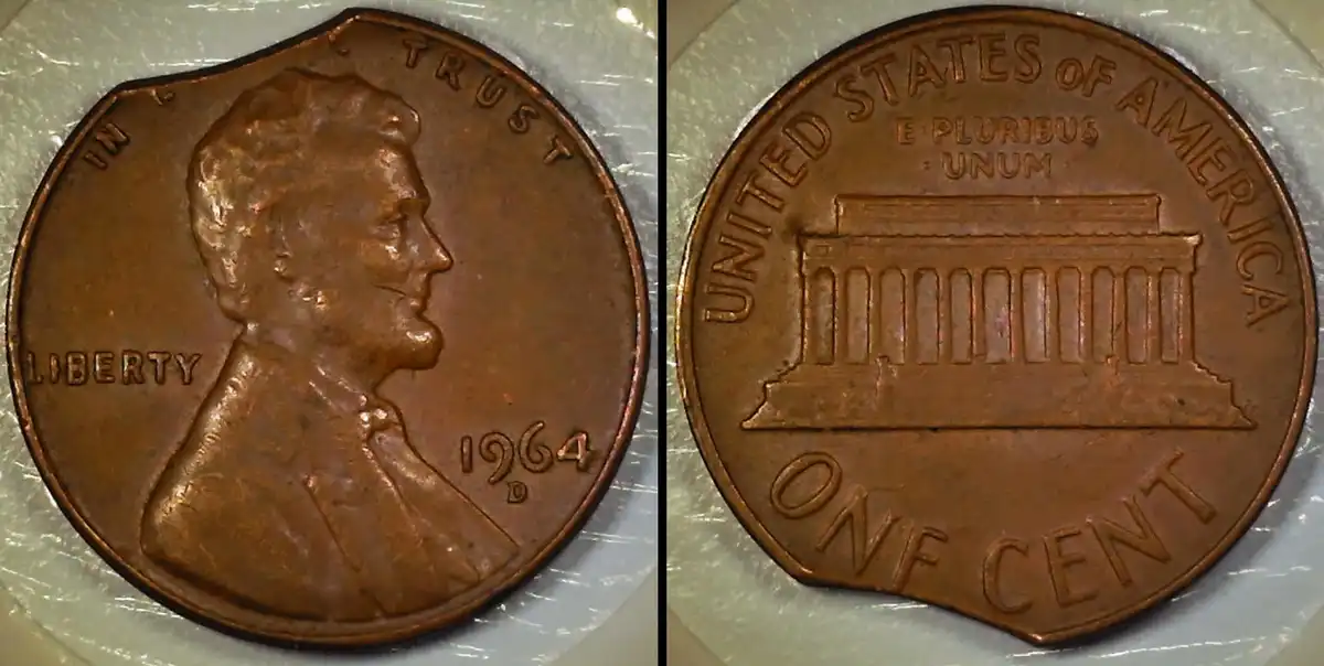 1964-D-LMC-W/Clipped-Planchet