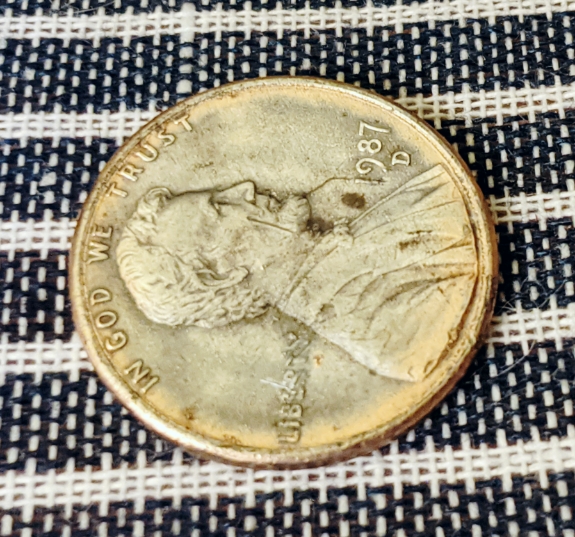 Partial-Clad-Error-1987-D-Lincoln-Cent