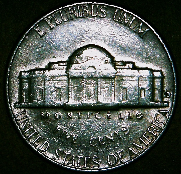 1964-D-Jefferson-Nickel-With-Reeded-Edge