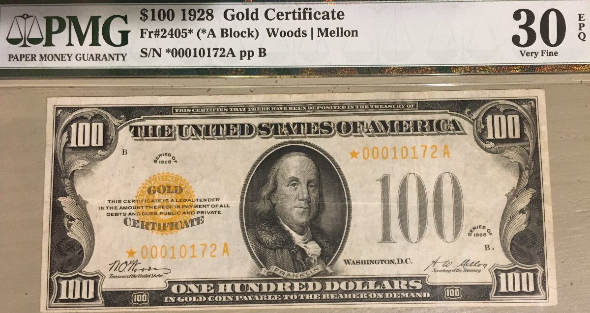 Graded-$100-Gold-Certificate-Star-Note