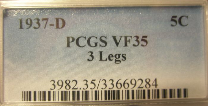 Counterstruck-3-Legged-Buffalo-Nickel