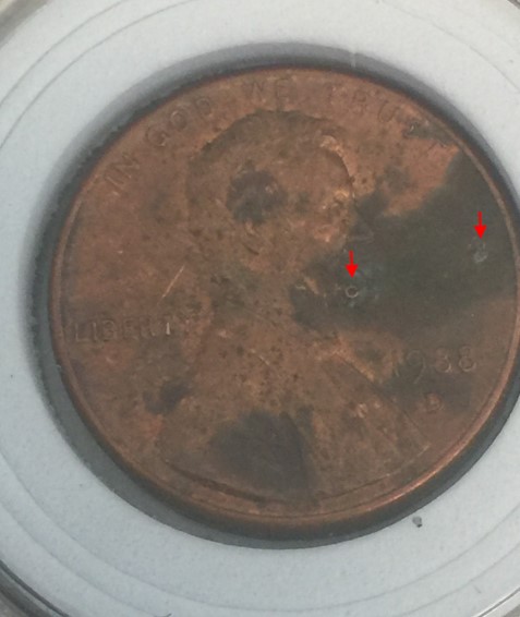 Penny-With-Tiny-Objects-On-Obverse