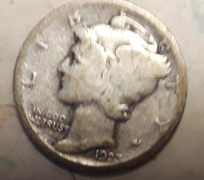 1920's-Dime,-A-Bit-Worn