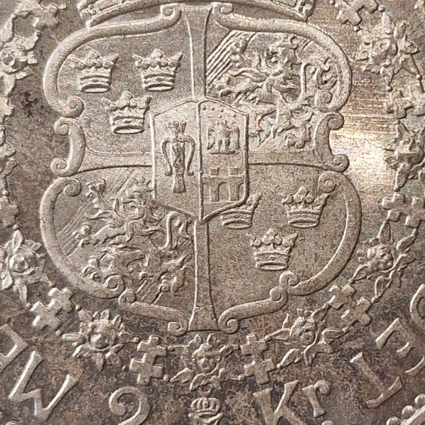 2-Kronor-1926-Sweden-Marked-Proof-Grading-For-Fun