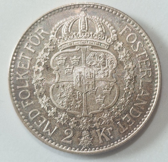 2-Kronor-1926-Sweden-Marked-Proof-Grading-For-Fun