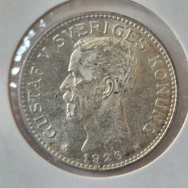 2-Kronor-1926-Sweden-Marked-Proof-Grading-For-Fun