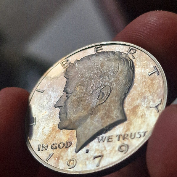 1979-S-The-Acetone-Diaries-Testing-On-A-Kennedy-Half-Dollar
