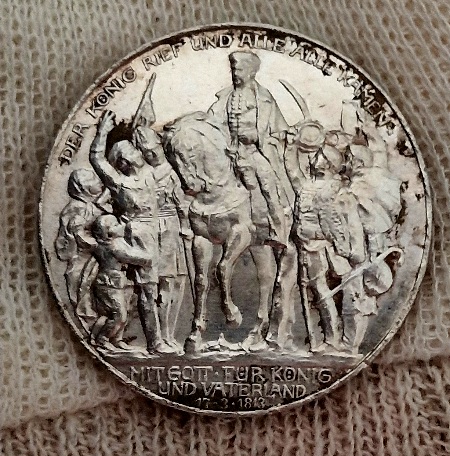 Banged-Up-3-Mark-Preussia-1913-Polished-Dies-Or-Proof?-For-Fun-And-Learning