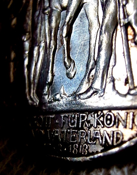 Banged-Up-3-Mark-Preussia-1913-Polished-Dies-Or-Proof?-For-Fun-And-Learning