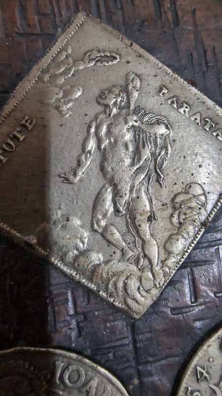 Think-These-Are-Real-Coins-On-The-Lid-Of-Box?-Help-Needed