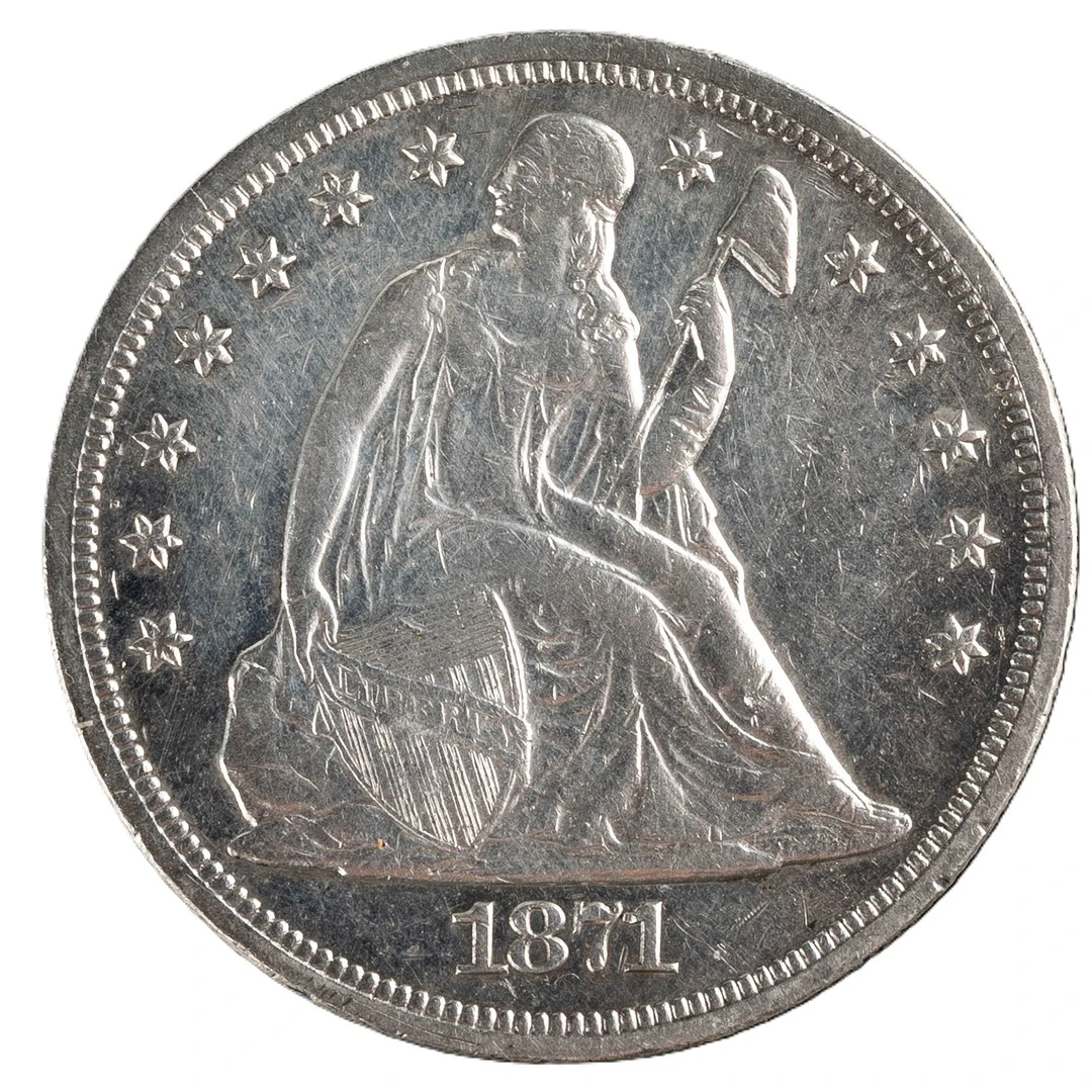 Dollar-Seated-Liberty-1871-AU-Details?