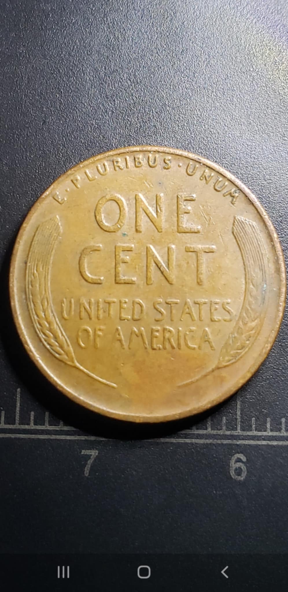 1938-P--1c-Wheat-Penny---Error-Check---Struck-Through?