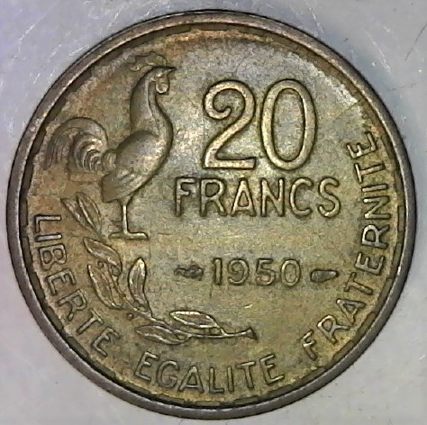 1950-French-20-Franc-Counter-Stamp