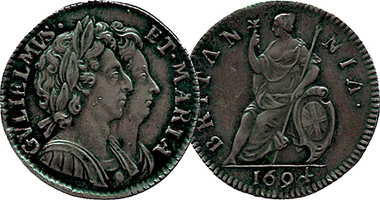 1694-1/2-Penny-Doubly-Struck!