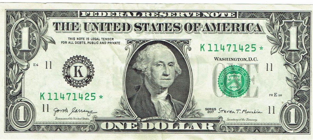 US-$1-2017k-Star-Note