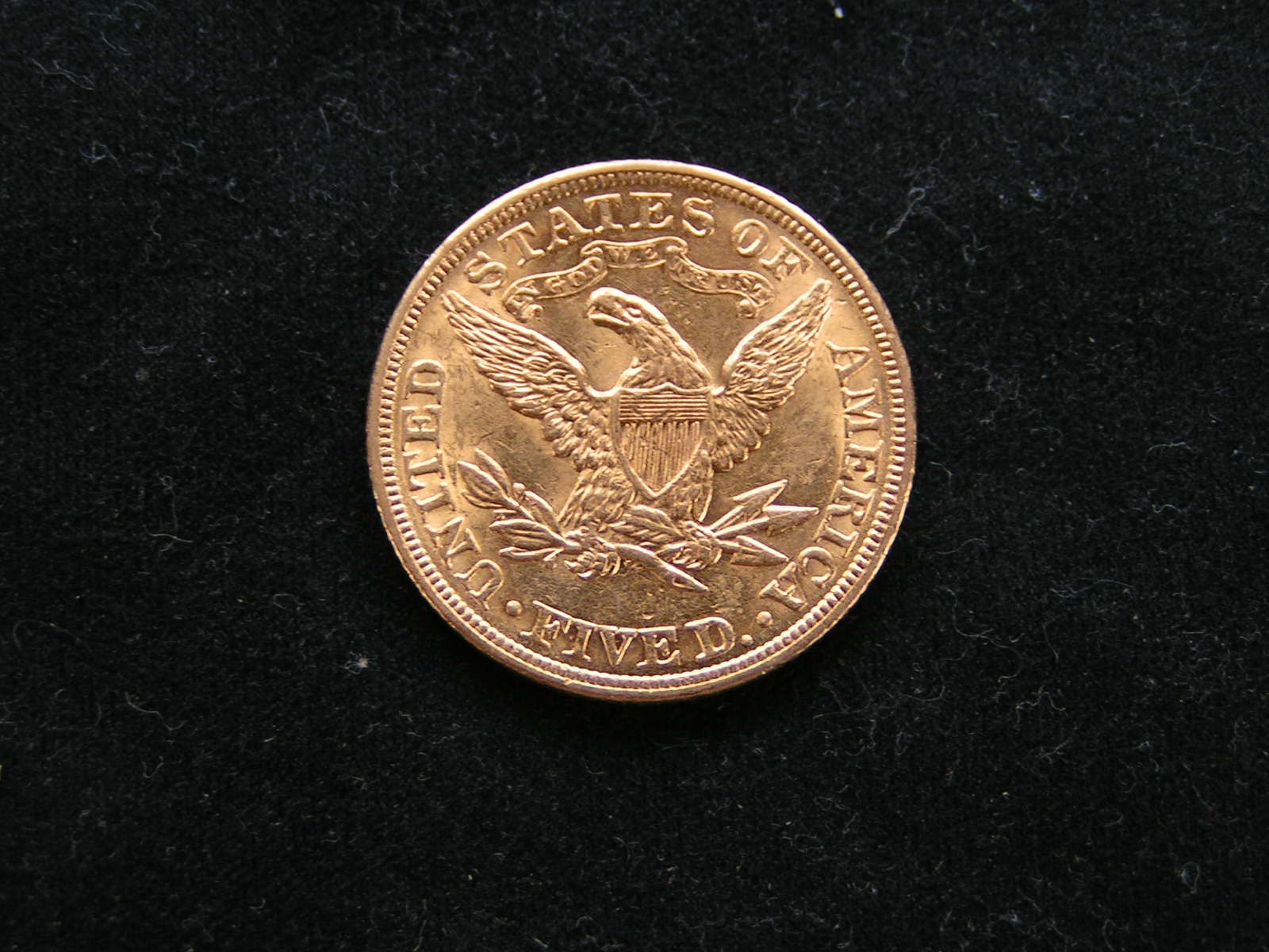 Gold-Type-Set-$1-1853,-$1-1856,-$2.50-1903,-$5-1907,-$10-1894,-$20-1907-D