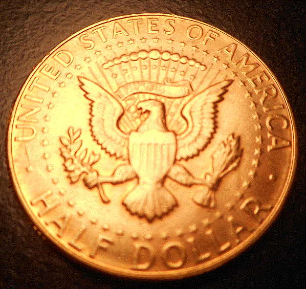 New-To-The-Forum...-1966---P-Kennedy-Half-Dollar-Looks-Gold-Plated...