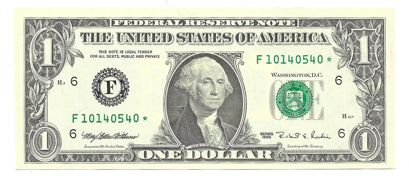 Series-1995-Atlanta-F-$1-Star-Note-Duplicated-Runs-Identification-Help!