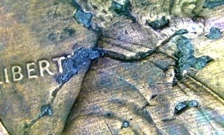1990-Penny-Multiple-Cracks