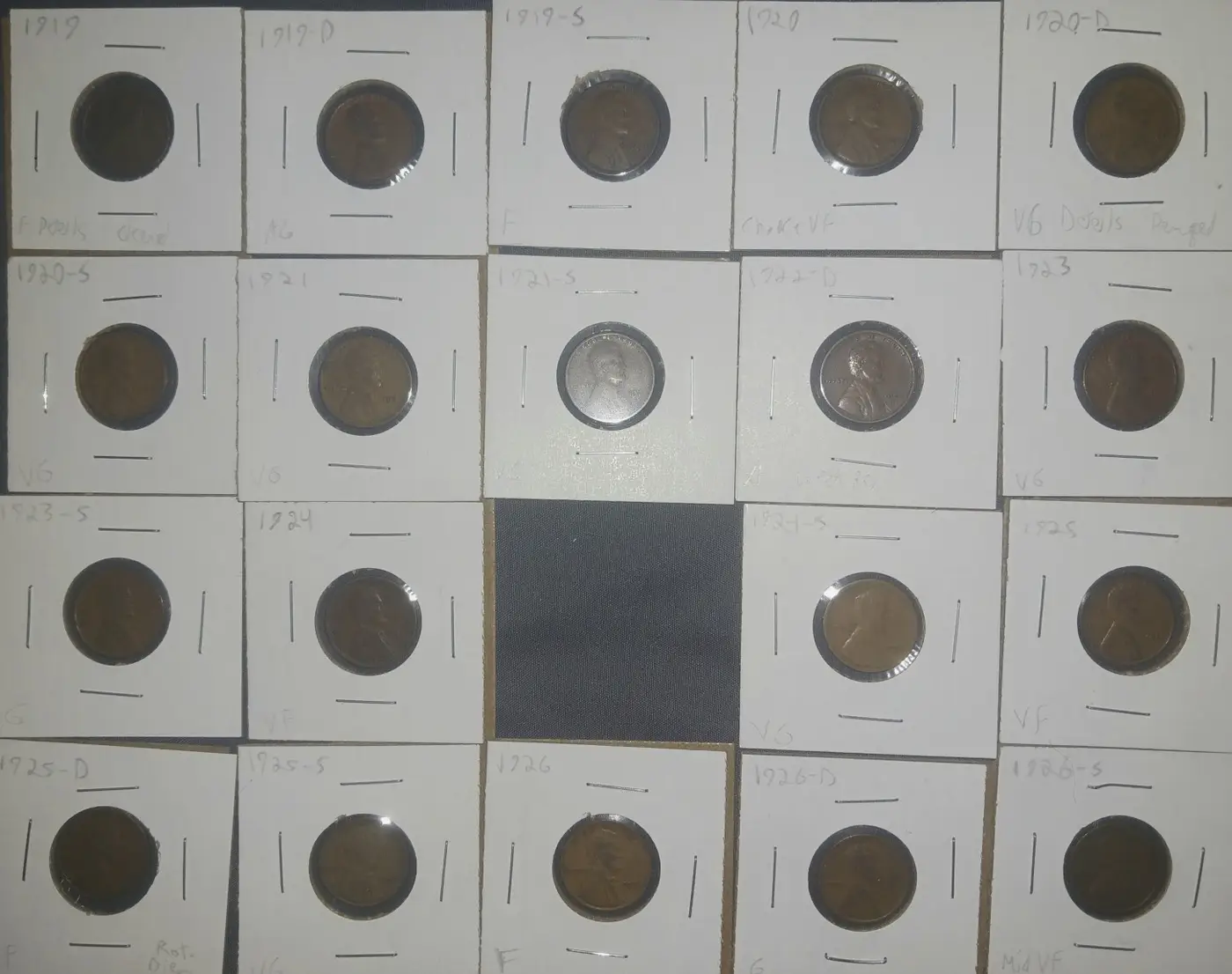 My-1909-1940-Lincoln-Cent-Collection-Progress