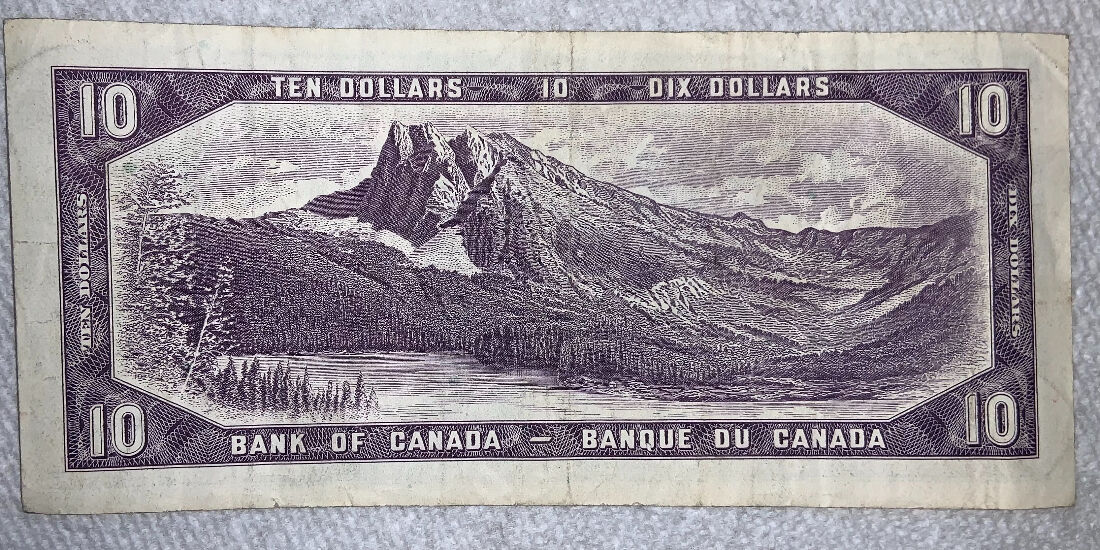 1954-$10-British-Norht-American-Banknote-Compay-Grading