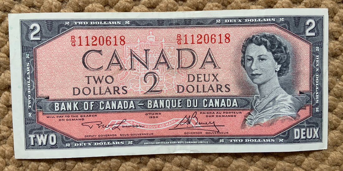 Grade-Of-1952-$2-Canada-Note