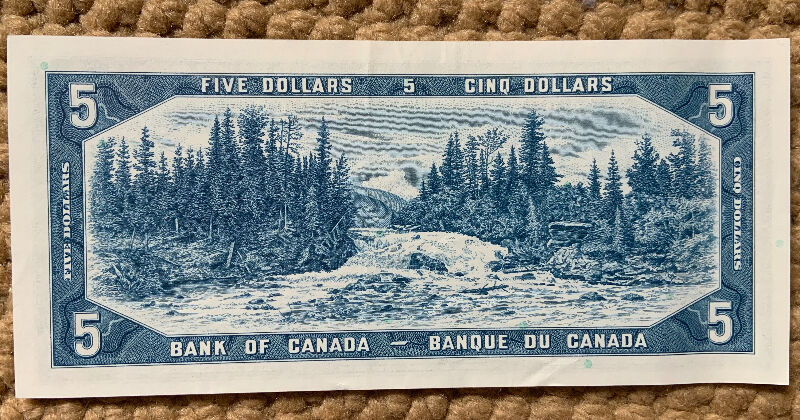 Grade-Of-1954-$5-Canada-Note