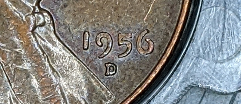 1956-D-Lincoln-Wheat-Cent-D/D?-Thanks-For-Answer!