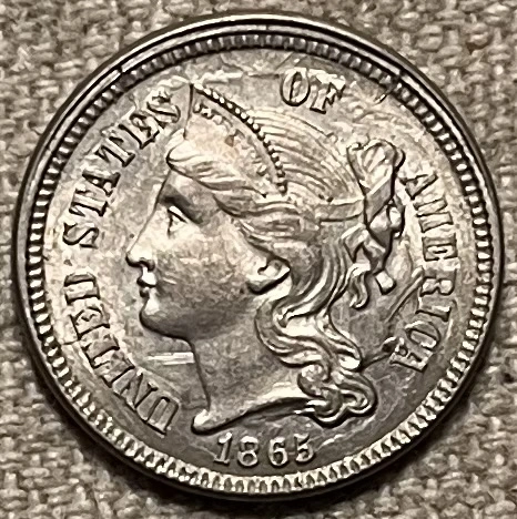 Poorly-Minted-Example-Of-An-1865-Three-Cent-Nickel
