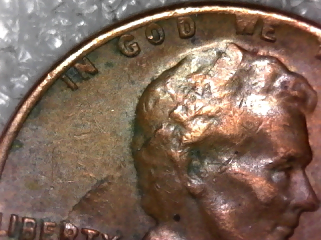 1968-Penny-With-Crack-On-Obverse