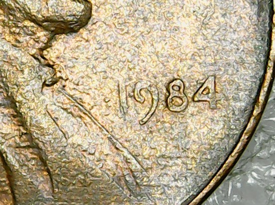 Bad-Strike-On-1984-Penny-Both-Sides
