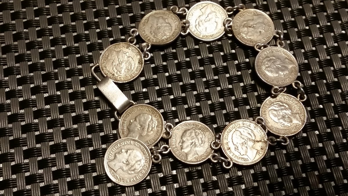Coin-Bracelet-10-Dutch-Cents-Coins