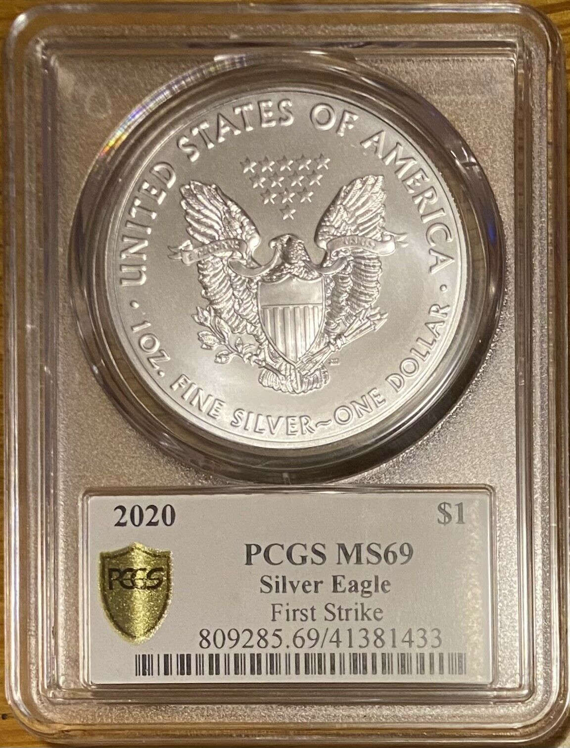 Non-V75-Coin-In-V75-Slab