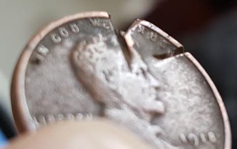 1918-Wheat-Cent---Cracked-Planchet?