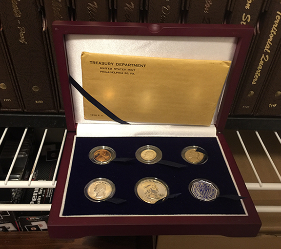 1961-US-Mint-Proof-Set,-Finnaly-Opened.
