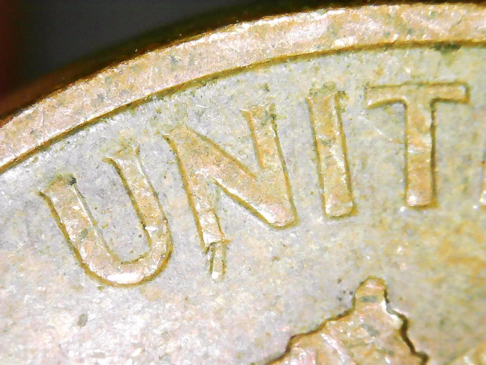 1961-D-Penny-Serious-Die-Chip-On-Obverse-&-Small-Chip-On-Reverse