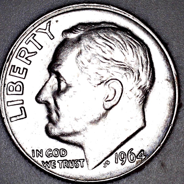 1964-D-Roosevelt-Dime