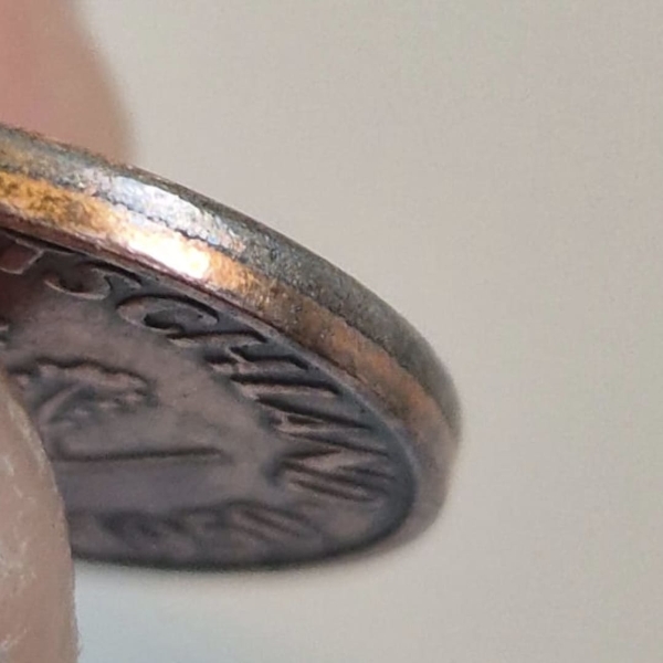 1-Pfennig-1950-D---Newly-Discovered-Bimetallic-Pattern-Coin?