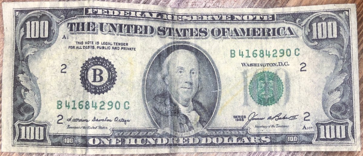 1985-$100-Bill-Real-Or-Fake?