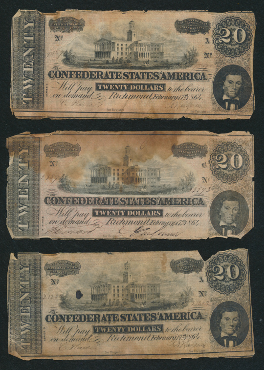 Three-Confederate-Notes...-Fake-Or-Real?